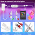 Led Strip Lights,20ft/6M Led Light Strips Music Sync Color Changing RGB Led Strip Built-in Mic,Bluetooth App Control LED Rope Lights with Remote,5050 RGB Led Lights for Bedroom,TV,Party
