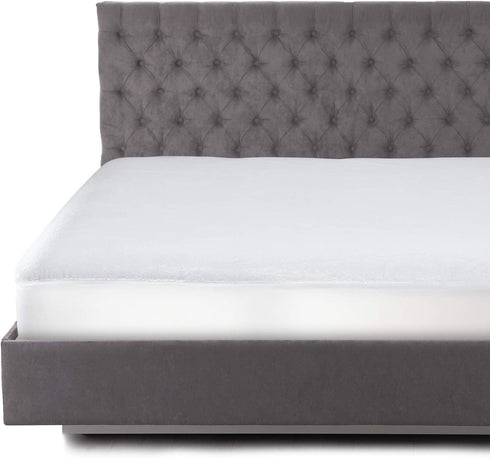Clara Clark Mattress Protector, Premium Cotton Terry Mattress-Cover - Waterproof, Soft, Breathable and Noiseless Cover Twin Mattress Protector