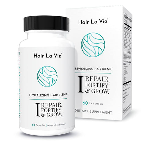Hair La Vie Revitalizing Blend Hair Vitamins with Biotin, Collagen and Saw Palmetto