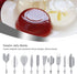 Stainless Jelly Molds, 3D Gelatin Jelly Molds Stainless Steel DIY Pudding Art Needle Syringe Cake Decorating Tool mold kit Stainless Jelly Art(?35100‘M))