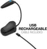 Energizer Rechargeable LED Book Light, Bright LED Clip Light for Reading in Bed, Compact with Flexible Neck, Great Clip On Reading Light (USB Cable Included)