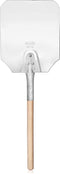 New Star Foodservice 50219 Aluminum Pizza Peel, Wooden Handle, 9 x 11 inch Blade, 26 inch overall