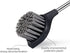 TIKKES Kitchen Dish Brush with Bamboo Handle, Scrub Brush for Pans and Pots, Bath Scrubber, Floor Cleaner, Pack of 2