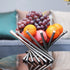 Modern Stainless Steel Rotation Fruit Bowl for Kitchen Countertop,Silver Fruit Basket Stand Fruit Holder Home Decor Bread Vegetable Storage