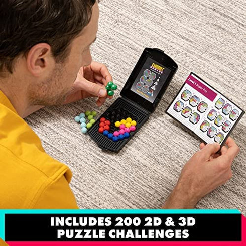 Educational Insights Kanoodle Genius 3-D Puzzle Brain Teaser Game for Adults, Teens & Kids, Over 200 Challenges, Ages 8+