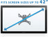 Mount-It! Full-Motion TV Wall Mount |Tilting, Swiveling, Articulating Display Mounting Bracket for 23" to 42" Flat Screen Panels With Up To 200x200 VESA Pattern,66 lb Capacity