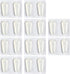 TOODOO 10 Pairs Nose Pads Adhesive Non-Slip Eyeglass Pads Silicone Glass Pads for Eyeglass Spectacles, Drop Shape (0.07 inch, Transparent)