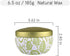 LA JOLIE MUSE Coconut Limeade Scented Candle, Coconut Lime Candle, Natural Soy Wax Candle, 45 Hours Long Burning, Home Fragrance, Portable Travel Tin Candles, 6.5 OZ