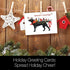Tree-Free Greetings Christmas Cards and Envelopes, Holiday Card Set, 5 x 7 Inch Cards, Box Set of 10, Bird Dog Christmas, (HB93239)