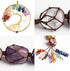 7 Chakras Stones Healing Crystals Tree of Life Wall Hanger Tumbled Gemstones Meditation Hanging Ornament Christmas Tree Memorial Hanging Pendant Xmas Gift