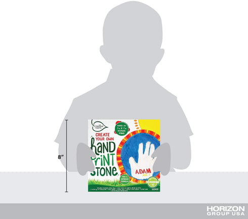 Creative Roots Create Your Own Handprint Stone DIY Keepsake Stone Mold Custom Handprint D©cor Arts & Craft Kit for Kids Ages 6+