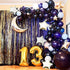 Silver Moon Star Shape Balloons Big Size Jumbo Mylar Foil Helium Balloons Celebrations for Baby Shower Bar Theme Valentines Engagement Wedding Decors Anniversary Birthday Decorations Party Supplies