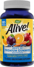 Nature’s Way Alive! Men’s 50+ Premium Gummies, 15 Vitamins and Minerals, Grape, Orange and Cherry Flavored Gummies, 75 Gummies