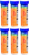 ReliOn Orange Flavor Glucose Tablets - 6 Pack of 10 Tablets Tube