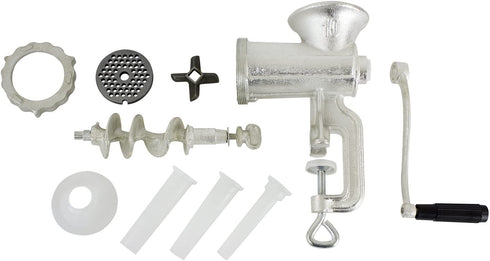 Chard HG-10 Meat Hand Grinder, No. 10, Silver
