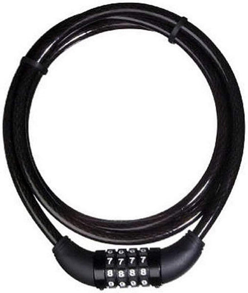 Master Lock 8119DPF 5' Long x 3/8" Diameter Set Your Own Combination Cable Bike Lock