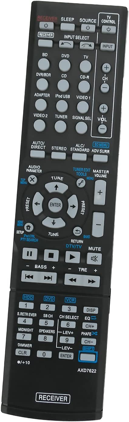 AXD7622 Replaced Remote Control fit for Pioneer VSX-921-K VSX-821-K AV Receiver