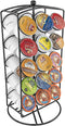 K-Cup Carousel Perfect Kitchen Counter Top Storage Display Solution Coffee Swivel Organizer - Holds 30 Cups