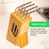 Tannion Straw Caddy With (12) Reusable Straws Reusable Straw Holder For Counter With Metal Straw Set Bamboo Straw Container With Metal Straws Drinking Straw Organizer With Stainless Steel Straw Set