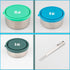 Timiuu Stainless Steel Lunch Box Food Storage Containers with Leak-proof Lids | Reusable Snack Food Nesting Containers for Kids or Adults | Set of 3, Eco-Friendly, BPA Free | 5oz, 8oz, 16oz