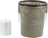 Parlynies Plastic 1.5 Gallon Garbage Bags, Kitchen Trash Bags, Tall Rubbish Wastebasket Liners, Clear, 2 Rolls