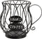 ZEAYEA Coffee Pod Holder, K Cup Holder Coffee Capsule Basket for Counter Coffee Table Bar, Metal Espresso Pod Keeper Storage for Home Cafe Hotel, Black