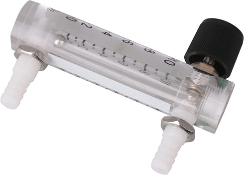 CNBTR LZQ-3 0-10 LPM Tube Type Acylic Flowmeter Gas 8mm Hose Fitting Oxygen Flowmeter Regulator Flow Meter