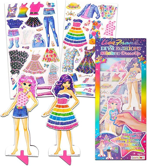 Lisa Frank Sticker Super Pack -- Lisa Frank Sticker Box and Sticker Pack with Over 200 Stickers (Lisa Frank Party Supplies)