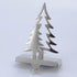Christmas Tree Stocking Holders for Mantle -Tree Stocking Hanger for Fireplace Christmas Stocking Hangers for Mantel Stocking Hooks for Fireplace Mantel Clips for Christmas Decor (Silver Tree)