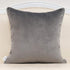Alerfa 18 x 18 Inches Gray Geometric Silver Leather Striped Cushion Cases Luxury European Throw Pillow Covers Decorative Pillows for Couch Living Room Bedroom Car 45 x 45cm