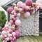Pateeha Pink Balloon Garland 130 Pcs Baby Shower Decorations for Girl Dusty Rose Gold Metallic Double Stuffed Balloon Arch Kit for Wedding Bridal Shower Birthday Party Decorations
