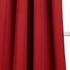 Lush Decor Curtains-Grommet Panel with Insulated Blackout Lining, 95 in L Pair, Red