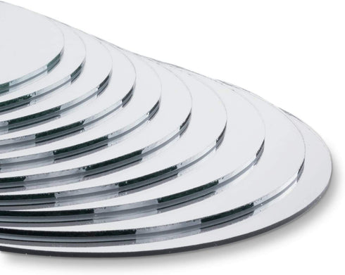 Super Z Outlet Round Mirror Wedding Table Centerpieces, 10 Pieces, 6" Inches