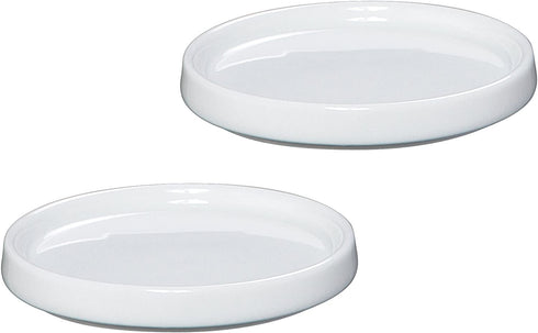 Zassenhaus Porcelain Mill Coasters/Trivets, Set of 2, White