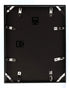 Frametory, 11x14 Aluminum Frame, 8x10 Photo with Ivory Mat for Wall Display, Sawtooth Hanger, Swivel Tabs, Spring Clips Great for Photos, Artworks, Posters (Black, 1-Pack)