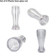 Plastic Pilsner Glasses, 16 oz Unbreakable Classic Beer Glasses, Clear Drinking Glass, BPA Free (Set of 4?