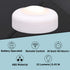 DRIMLITE Puck Lights with Remote 6 Pack, Battery Operated Mini LED Stick On Lights Wireless, Dimmable Under Cabinet Lighting with Timing Function, Color Changeable Closet Lighting for Kitchen Bedroom