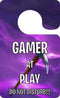Gamer At Play, Door Sign, Do Not Disturb, Enter at Your Own Risk, Stocking Stuffer for Gamer, Christmas, Birthday Gift for Teens, Party Favor, Kids, Teens, Game Room Decor, Dorm Room, Metaverse