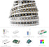 BTF-LIGHTING WS2812B RGB 5050SMD Individual Addressable 3.3FT 100(2x50)Pixels/m Flexible Black PCB Full Color LED Pixel Strip Dream Color IP30 Non-Waterproof for Bedroom,DIY Project Only DC5V