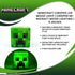 Minecraft Creeper LED Mood Light | Minecraft Creeper Lamp Mood Lighting Battery Powered | Collectible Minecraft Mood Lamp | Green Mood Light LED Minecraft Creeper | 5 Inches Tall