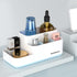 Toothbrush Holder, Bathroom Organizer Countertop, 5 Compartments Multifunctional Storage for Cosmetic, Makeup, Office Stationery Pencil , Toothpaste, Toothbrush, Suitable for Home, Office?Bule?
