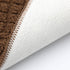 COSY HOMEER 27X18 Inch Anti Fatigue Kitchen Rug Mats are Made of 100% Polypropylene Half Round Rug Cushion Specialized in Anti Slippery and Machine Washable,Brown(3 pcs)