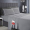 Infinitee Xclusives 1800 TC Series King Sheet Set - 4 Piece Bed Sheets - Soft Brushed Microfiber Fabric - 16 Inches Deep Pockets Sheets Wrinkle Free & Fade Resistant (Grey, King)