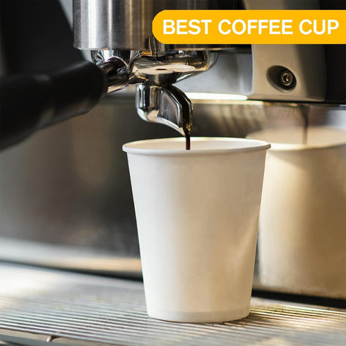 Smygoods 24oz Paper Coffee Cups With Lids, Paper Hot Cups With Lids, 50 Count
