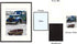 Golden State Art, 11x14 Black Picture Frame Displays Photo 8x10 with Ivory Mat or 11x14 Without Mat for Wall Mounting Aluminum Frames with Real Glass (Pack of 1)