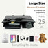 W Design Bedside Caddy, Bed Caddy for College Dorm Room, Bedside Organizer with 2 Heavy Duty Straps Fits Bunk Bed, Bedframe, Sofa, Bedside Pocket for Hospital Bed, Easy DIY Installation.