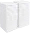 AIDEA Microfiber Cleaning Cloths White-50PK, Strong Water Absorption, Lint-Free, Scratch-Free, Streak-Free, Dish Towels White (11.5in.x 11.5in.)