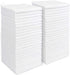 AIDEA Microfiber Cleaning Cloths White-50PK, Strong Water Absorption, Lint-Free, Scratch-Free, Streak-Free, Dish Towels White (11.5in.x 11.5in.)