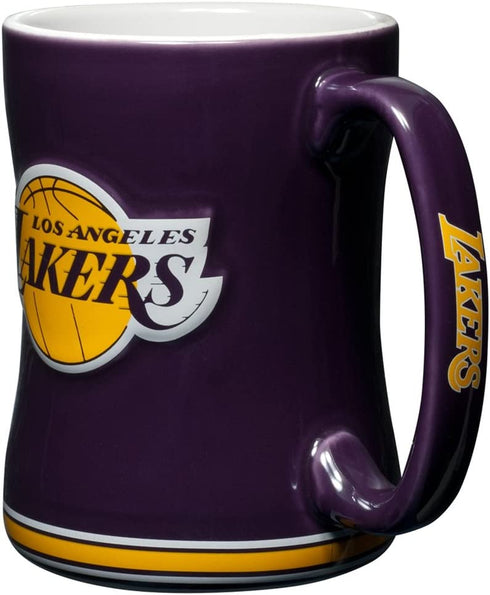 Boelter Brands NBA Los Angeles Lakers 276606 Coffee Mug, Team Color, 14 oz