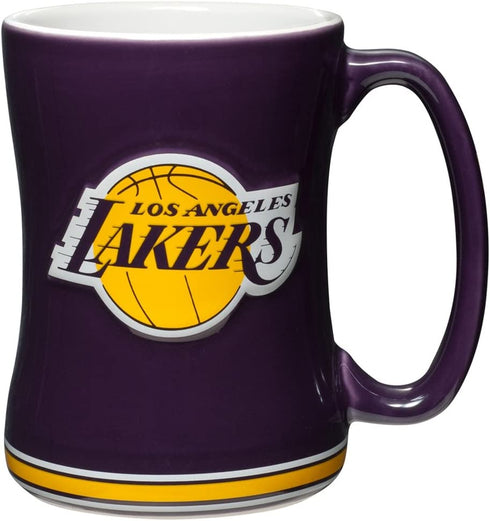 Boelter Brands NBA Los Angeles Lakers 276606 Coffee Mug, Team Color, 14 oz